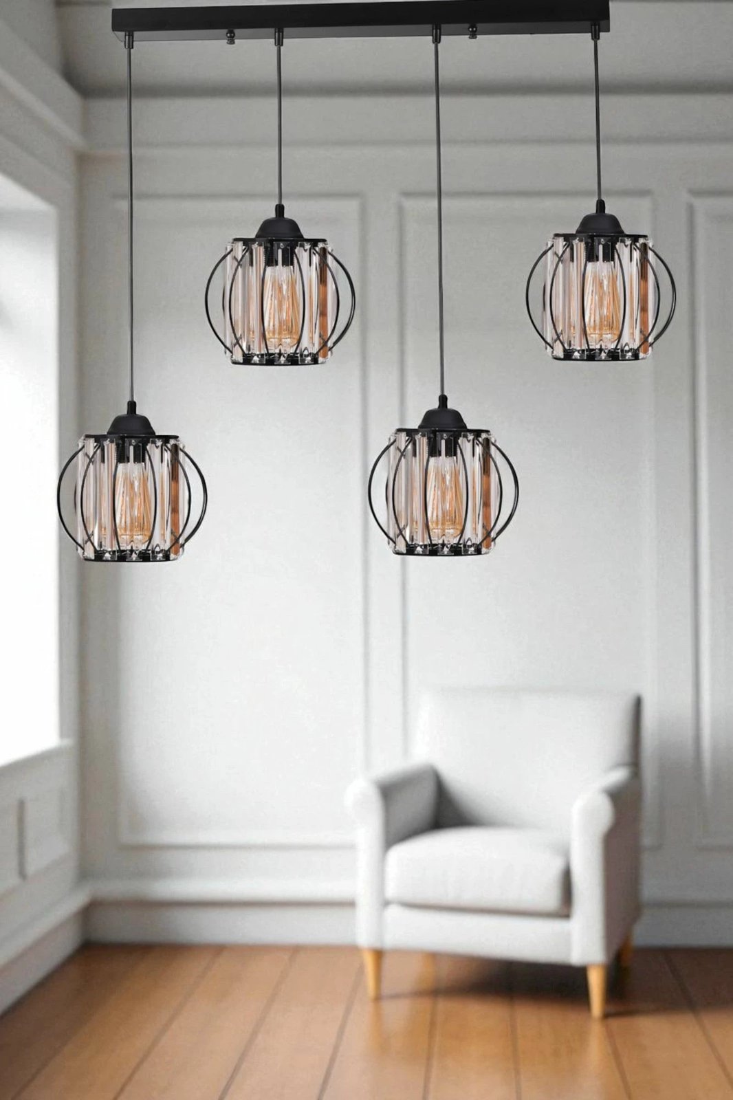 Llambë tavani Opviq, 9042-6, e zezë