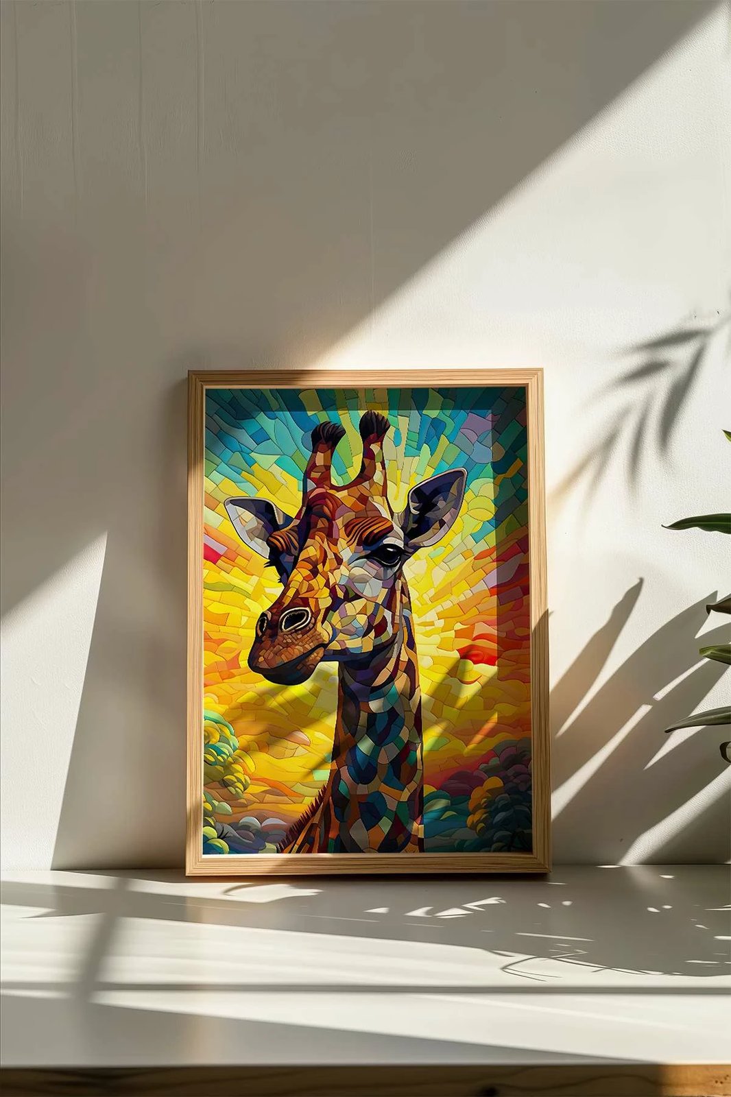 Pikturë dekorative me kornizë, shumëngjyrëshe, Wallity, Mscartmdl26, 33x48cm