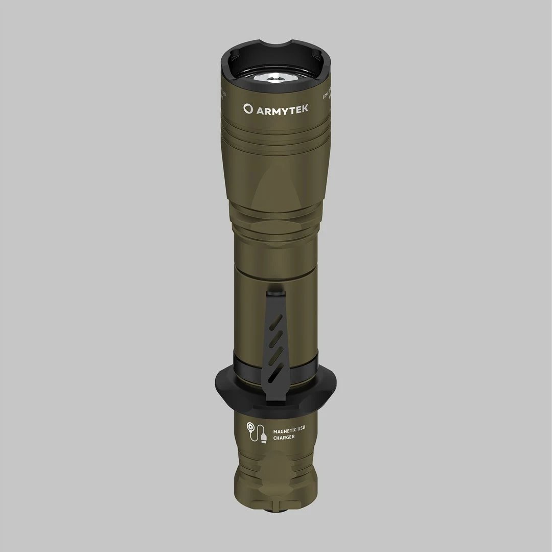 Dritë dore Armytek Dobermann PRO MAGNET USB, Olive