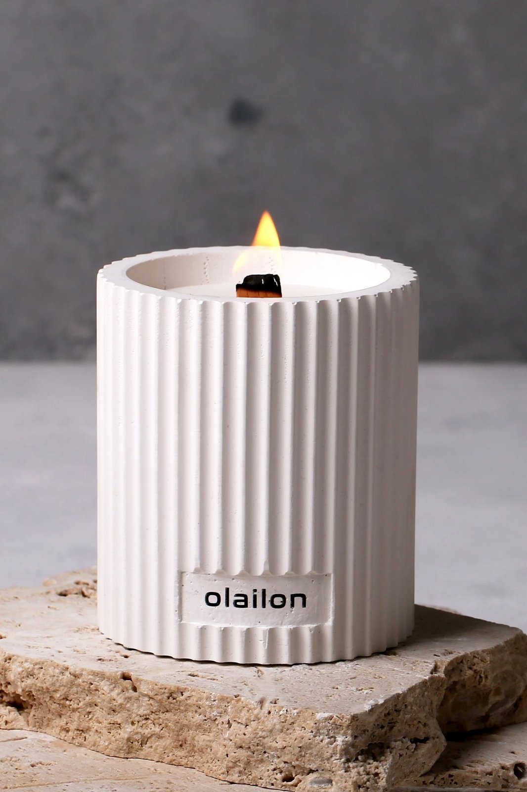 Qiri dekorativ Aberto Design Damla, i bardhë