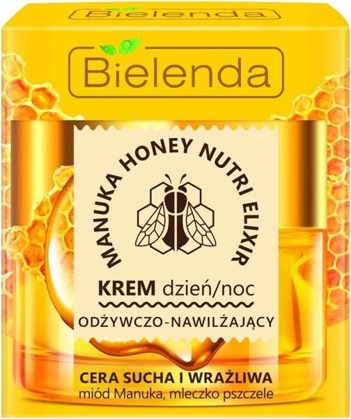 Krem fytyre ushqyes dhe hidratues Bielenda Manuka Honey Nutri Elixir për femra 50ml