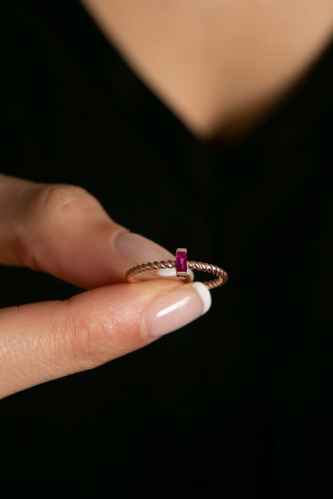 Unazë argjendi Elika, ngjyrë ari rozë, FA182779 Unazë argjendi Elika, ngjyrë ari rozë, FA182779