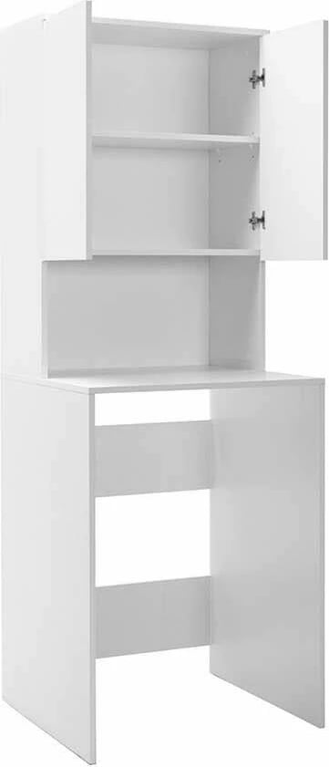 Dollap për lavatriçe, ngjyrë e bardhë, Skye Decor, Adr-482-Bb-1