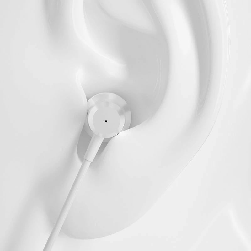 Kufje in-ear Dudao X10 Pro, me mikrofon, mini jack 3.5 mm, të bardha