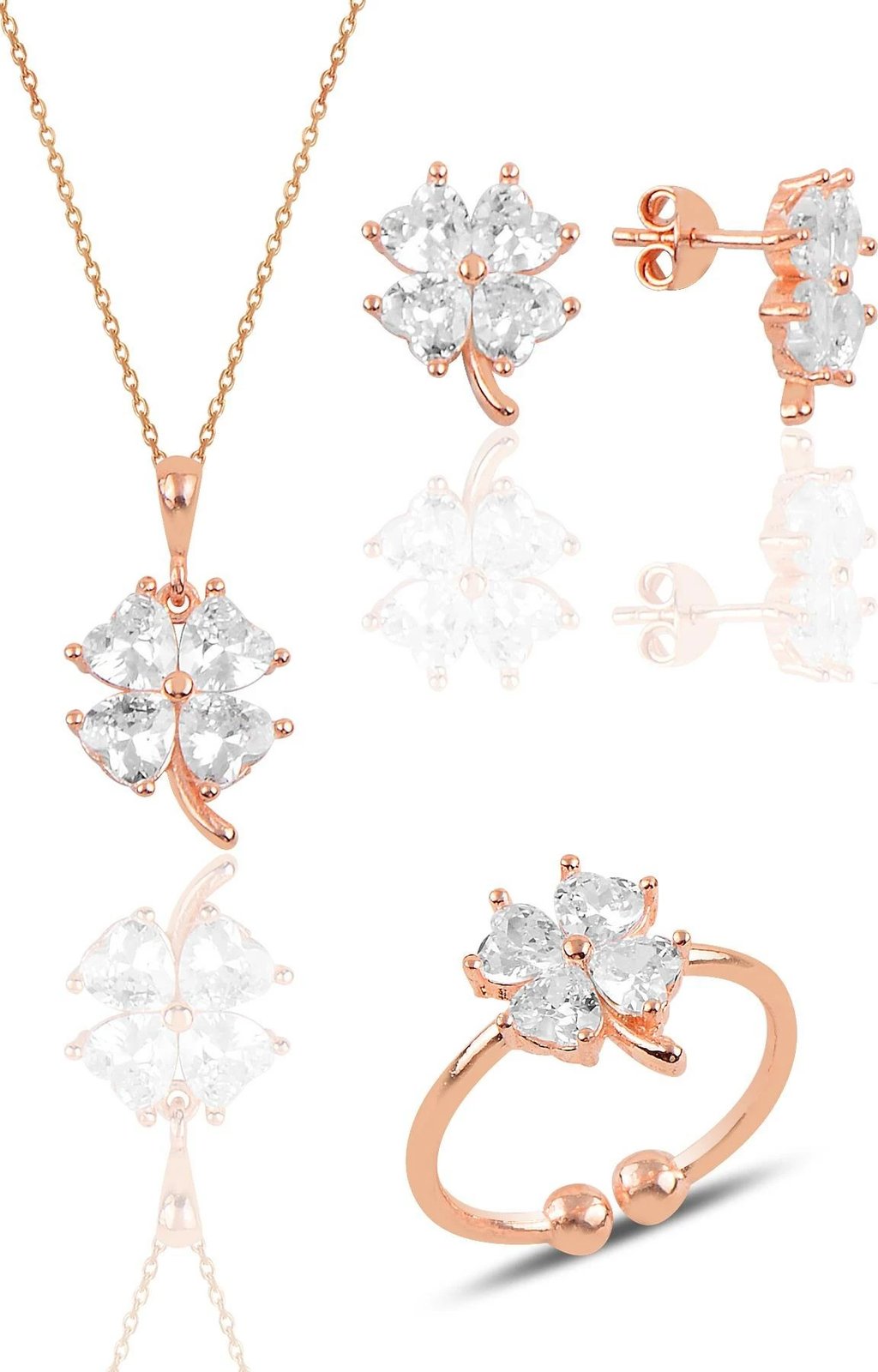 Set varëse, vathë e unazë argjendi, ngjyrë e bardhë, Jumeon, SGTL11664