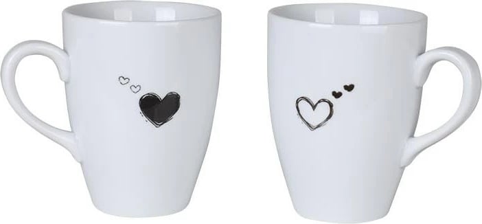 Set gotash porcelani, dy copë, Hermia, NNLM01MGS2885738 Set gotash porcelani, dy copë, Hermia, NNLM01MGS2885738