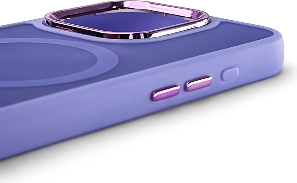 Mbështjellës Hurtel Magnetic Collection MagSafe për iPhone 16, TPU, vjollcë