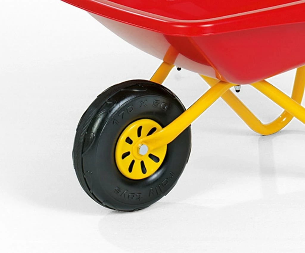 Karrocë kopshti për fëmijë, Milly Mally Rolly Toys, kornizë çeliku, 77x37x47 cm, ngarkesë 15 kg, e kuqe