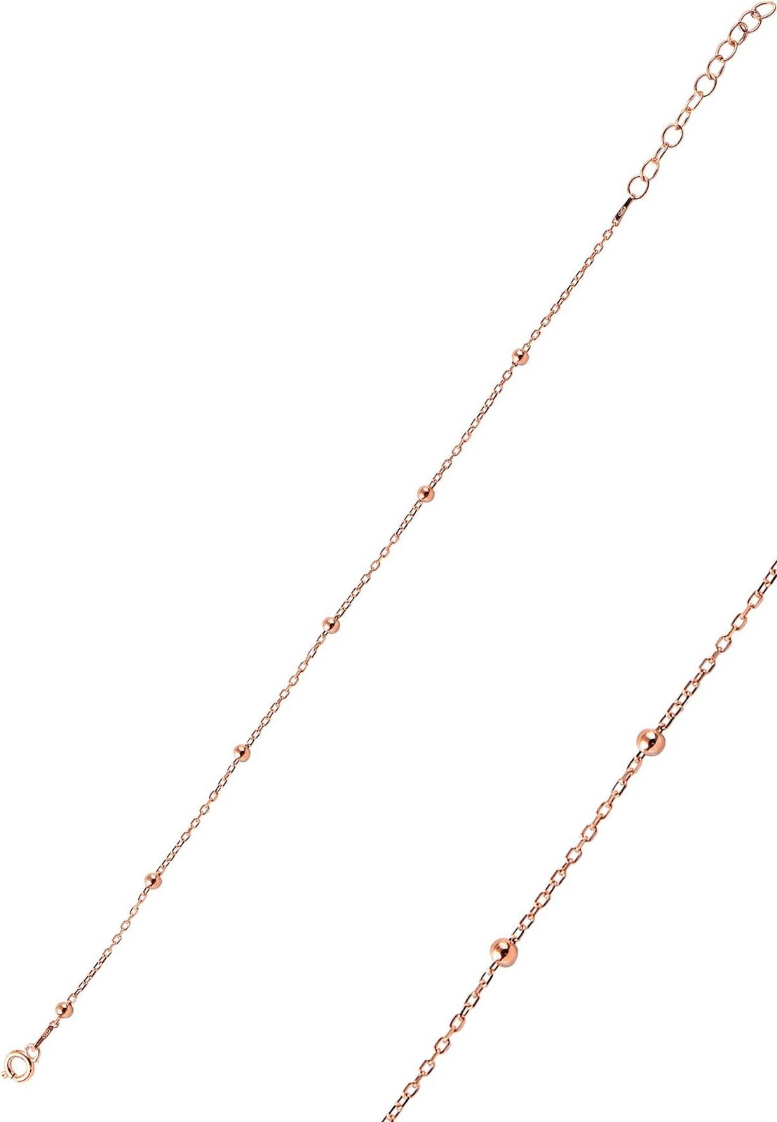 Byzylyk argjendi, ngjyrë rozë ari, Jumeon, 9670ROS