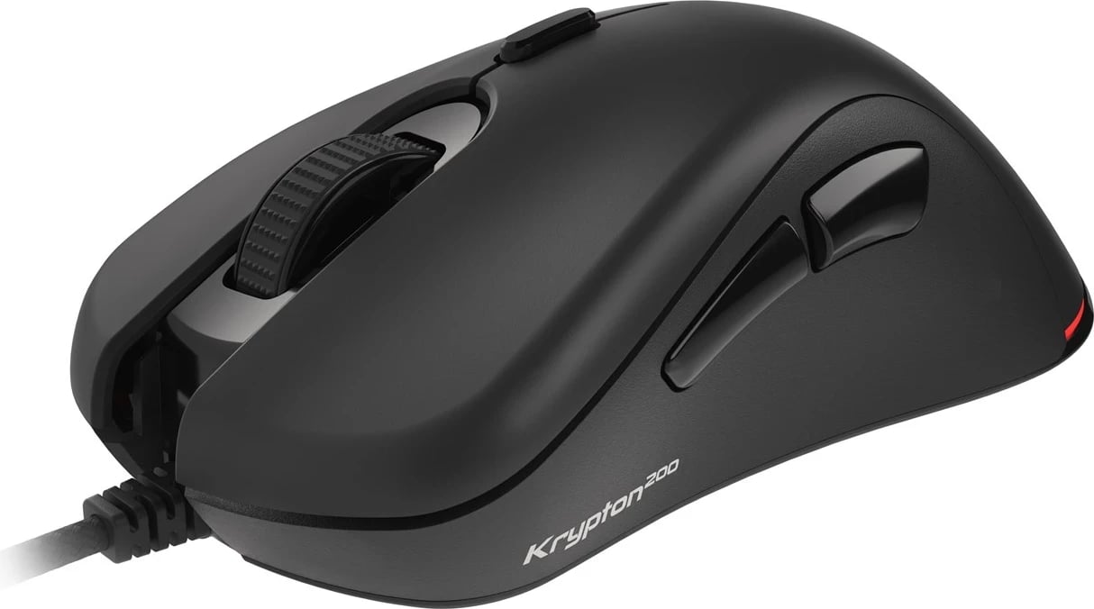 Maus gaming GENESIS Krypton 200, 6400 DPI, me kabllo, i zi