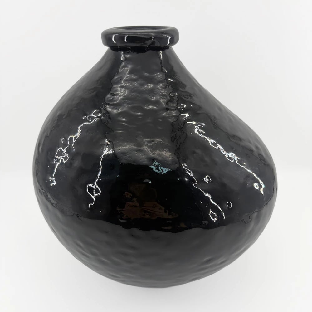 Vazo qelqi BOCAL, e zezë, 25x25x25cm