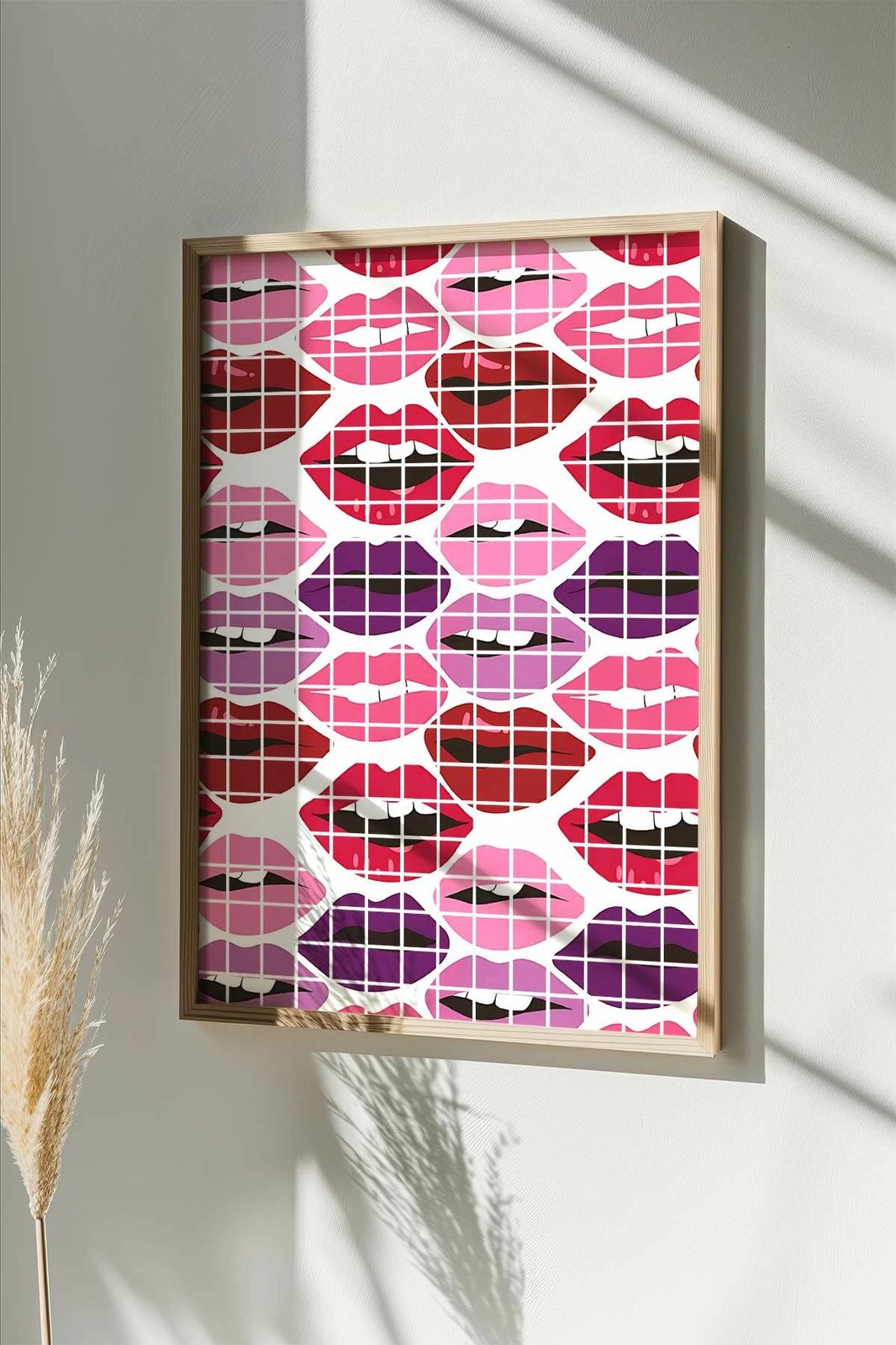 Pikturë dekorative me kornizë, Wallity Popkare17, shumëngjyrëshe, 33x48cm