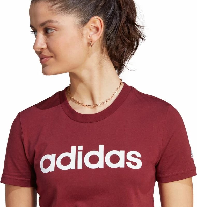 Maicë adidas për femra, e kuqe