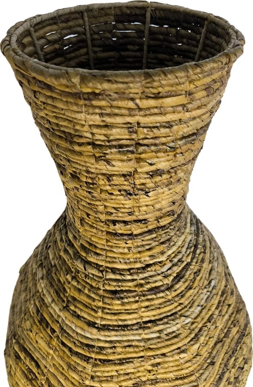 Vazo dekorative Lerpon, litar banane, ngjyrë natyrale, 40x100cm