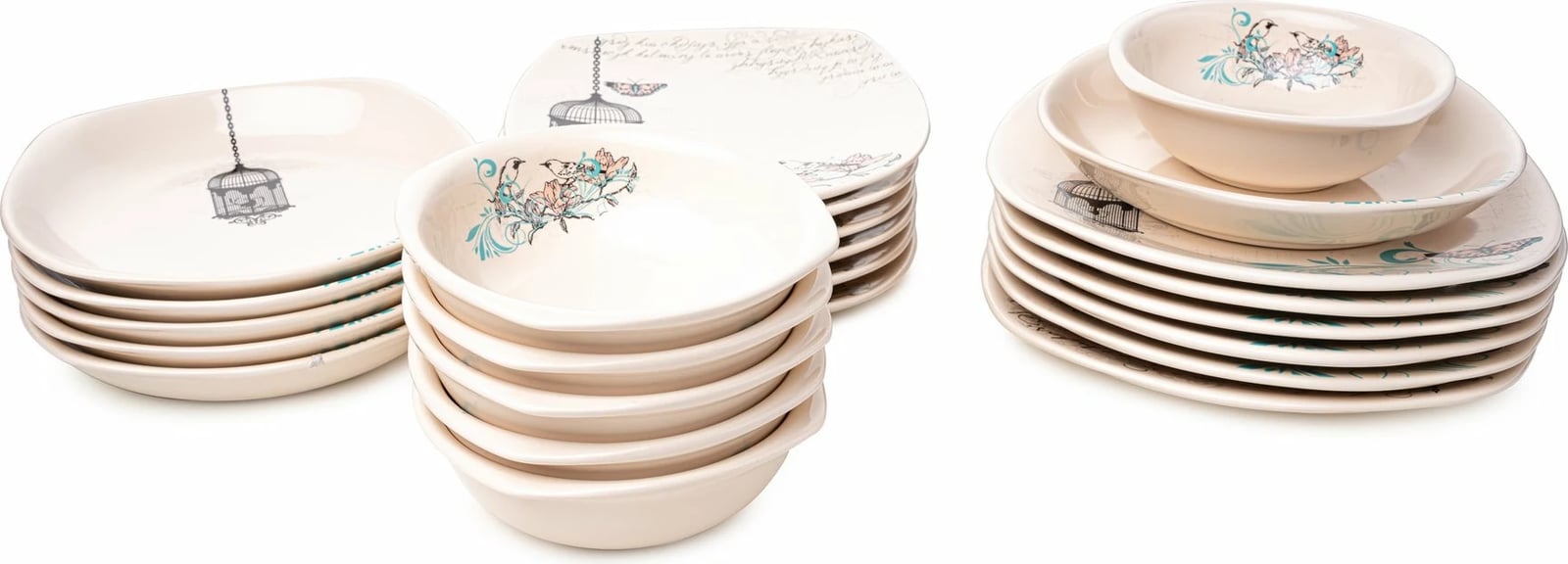 Set enësh darke qeramike (24 copë), Hermia Concept, TY001024F030A5191000AET600