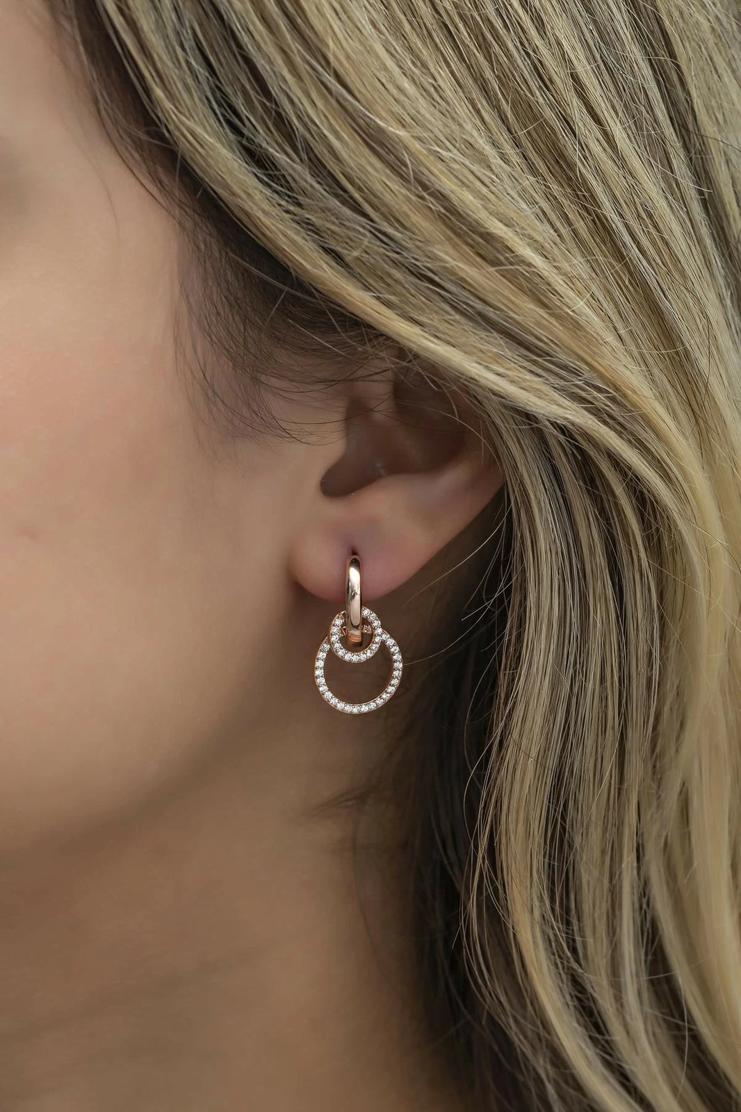 Vathë argjendi Jumeon, ngjyrë rozë e artë, NRZ998588