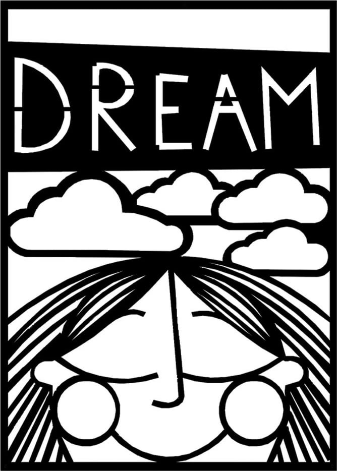 Aksesor dekorativ metalik për mur, Wallity, Dream, ngjyrë e zezë, 50x70cm