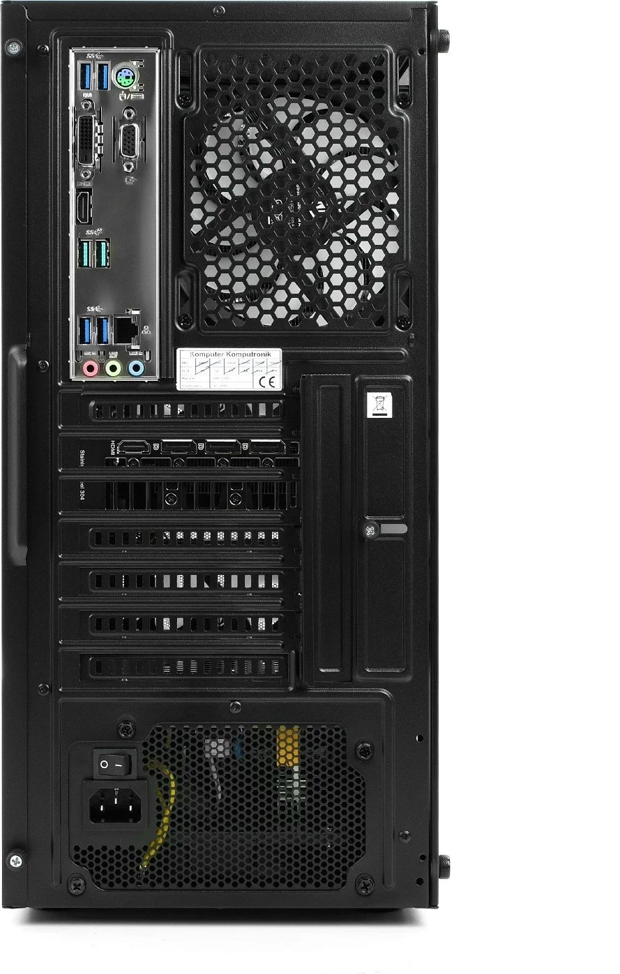 Kompjuter Infinity R550 [Z10] Ryzen 5, RTX 4060 Ti, 32GB, 2TB+4TB, e zezë