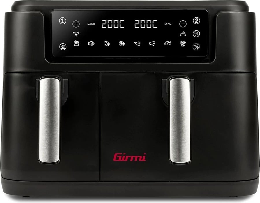 Fritezë me ajër të nxehtë Girmi FG26, e zezë, me prekje, 2400 W