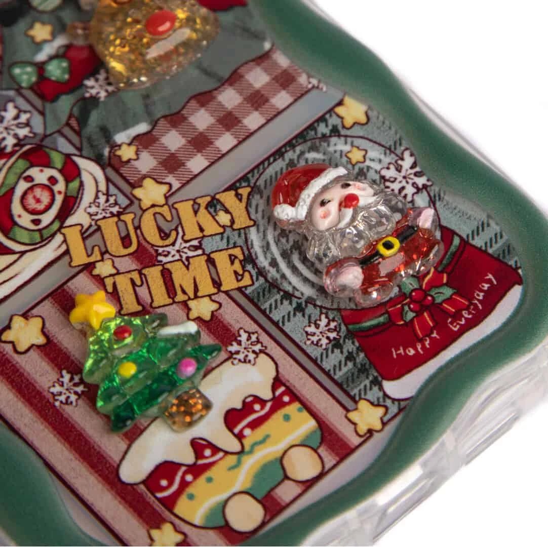 Fotroll për telefon IP13PRO TECH TIME Christmas Edition Deep Green (IP15PLUS)