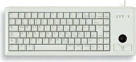 Tastierë Cherry G84-4400, full-size, USB, QWERTY, me trackball, gri