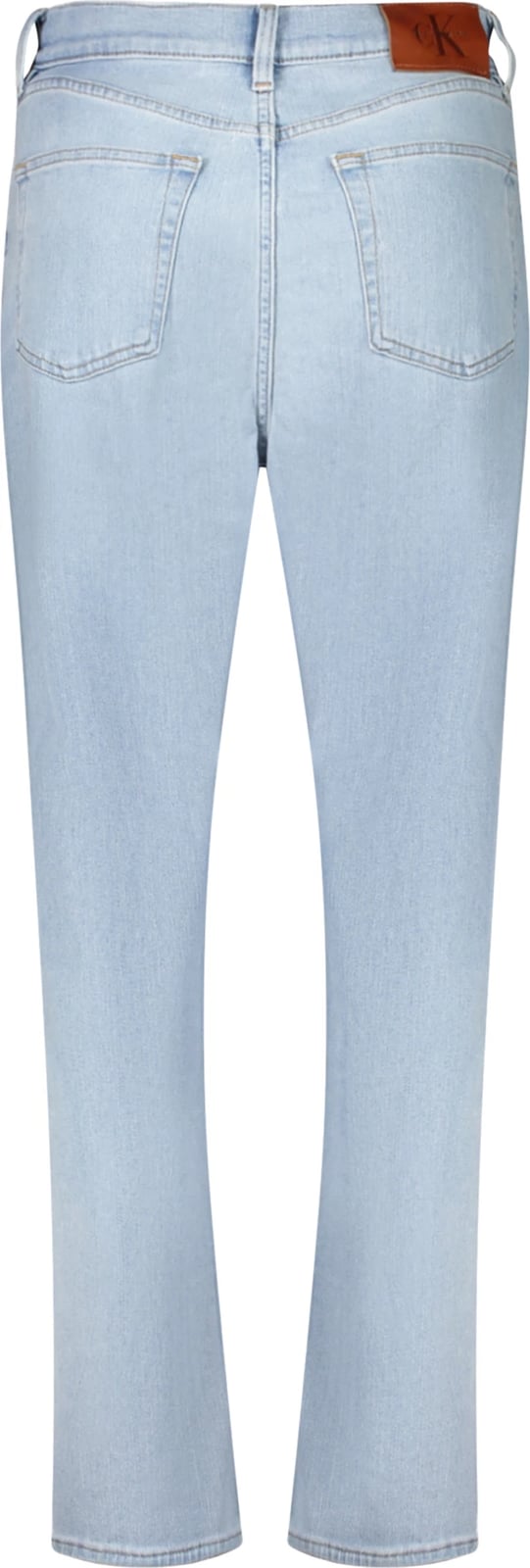 Xhinse për femra Calvin Klein mom jeans, blu e çelët