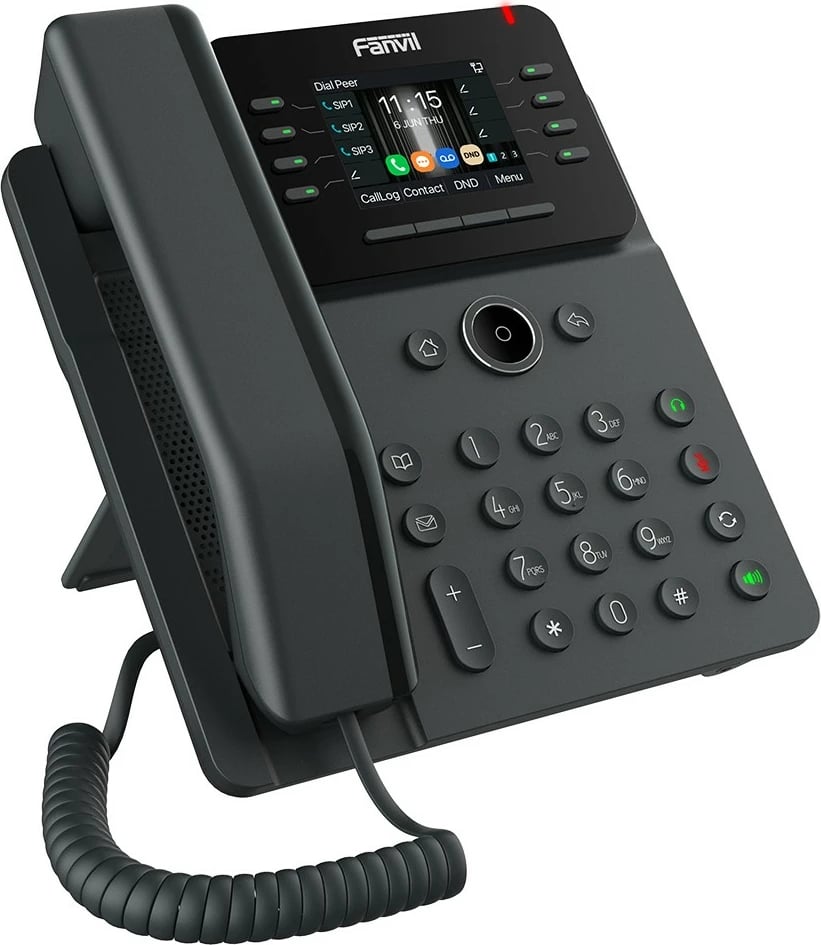Telefon IP Fanvil V62W, 12 linja, 1000 kontakte, i zi