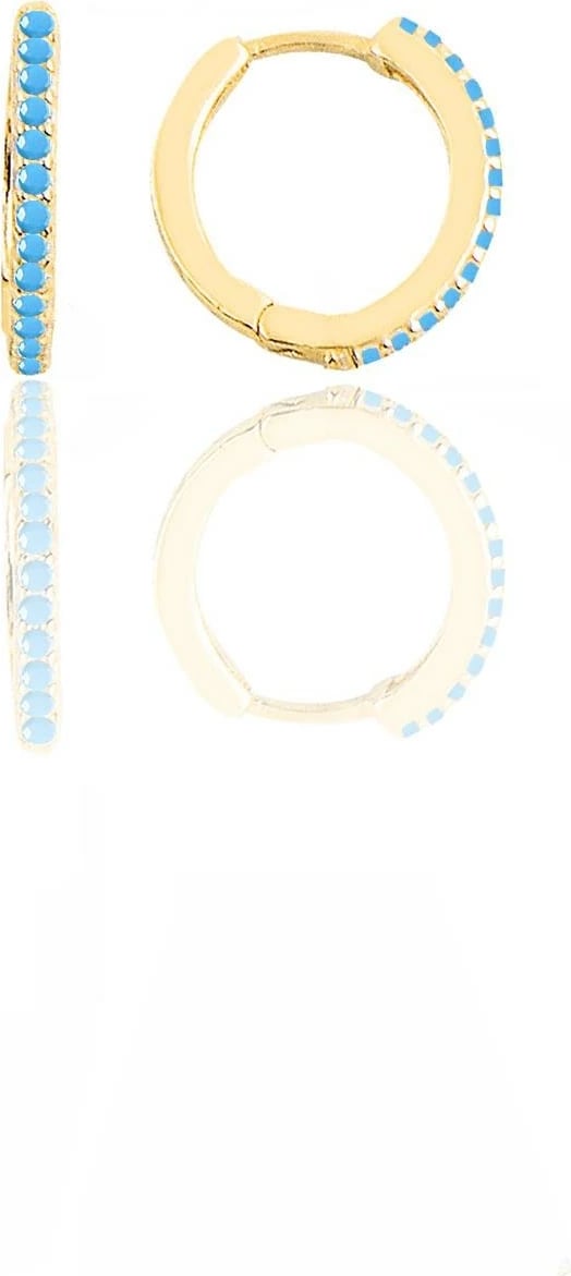 Vathë argjendi Jumeon, ngjyrë ari dhe tyrkiz, SGTL11742