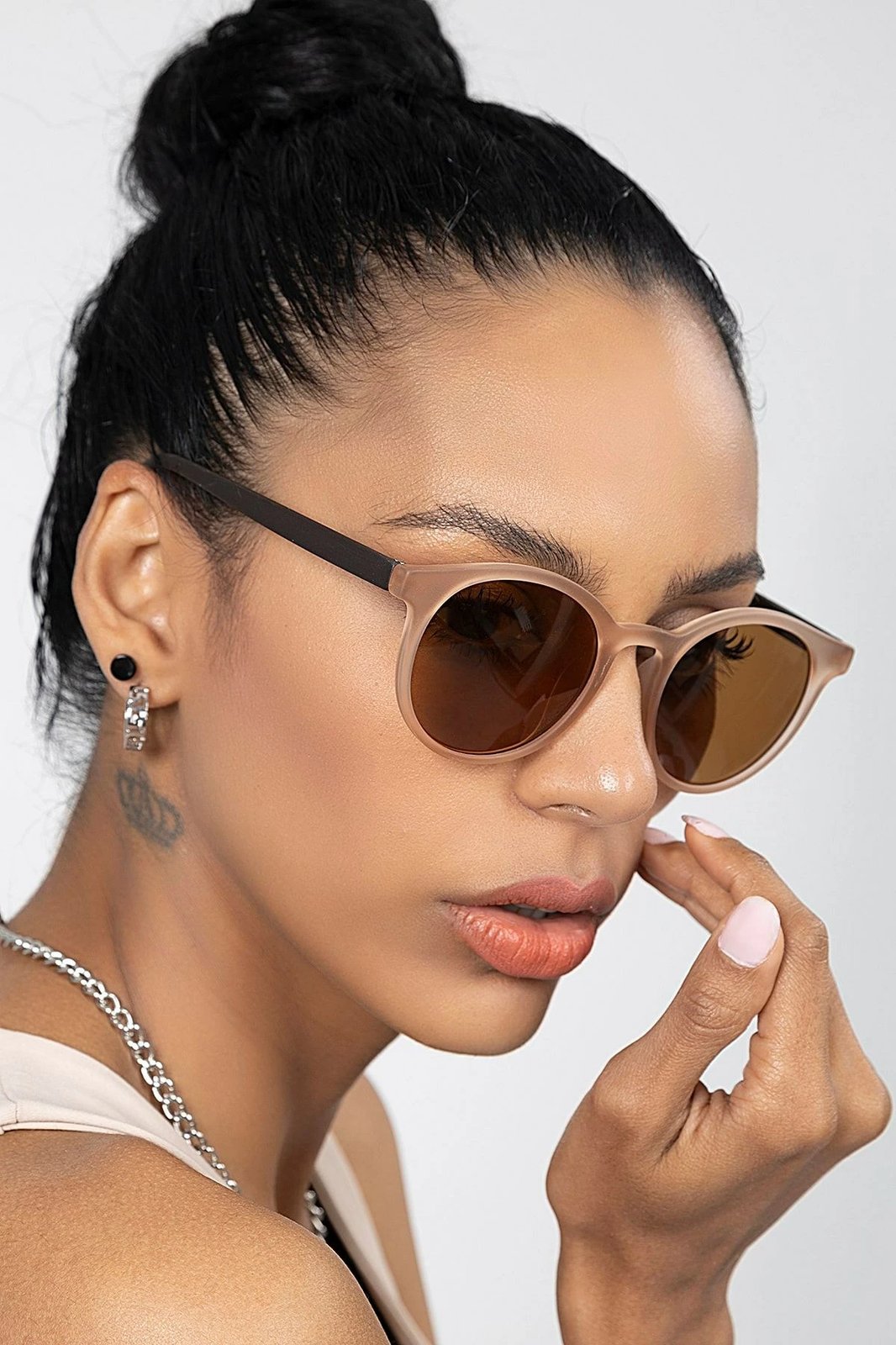 Syze dielli unisex Jumeon, Pl22Kg544R025, kafe dhe nude