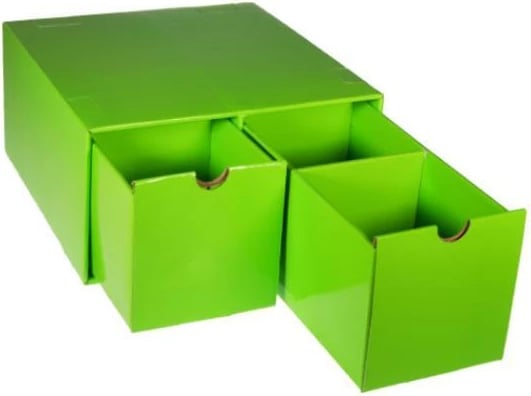 Mbështjellës me 2 sirtarë Next, Jeshile