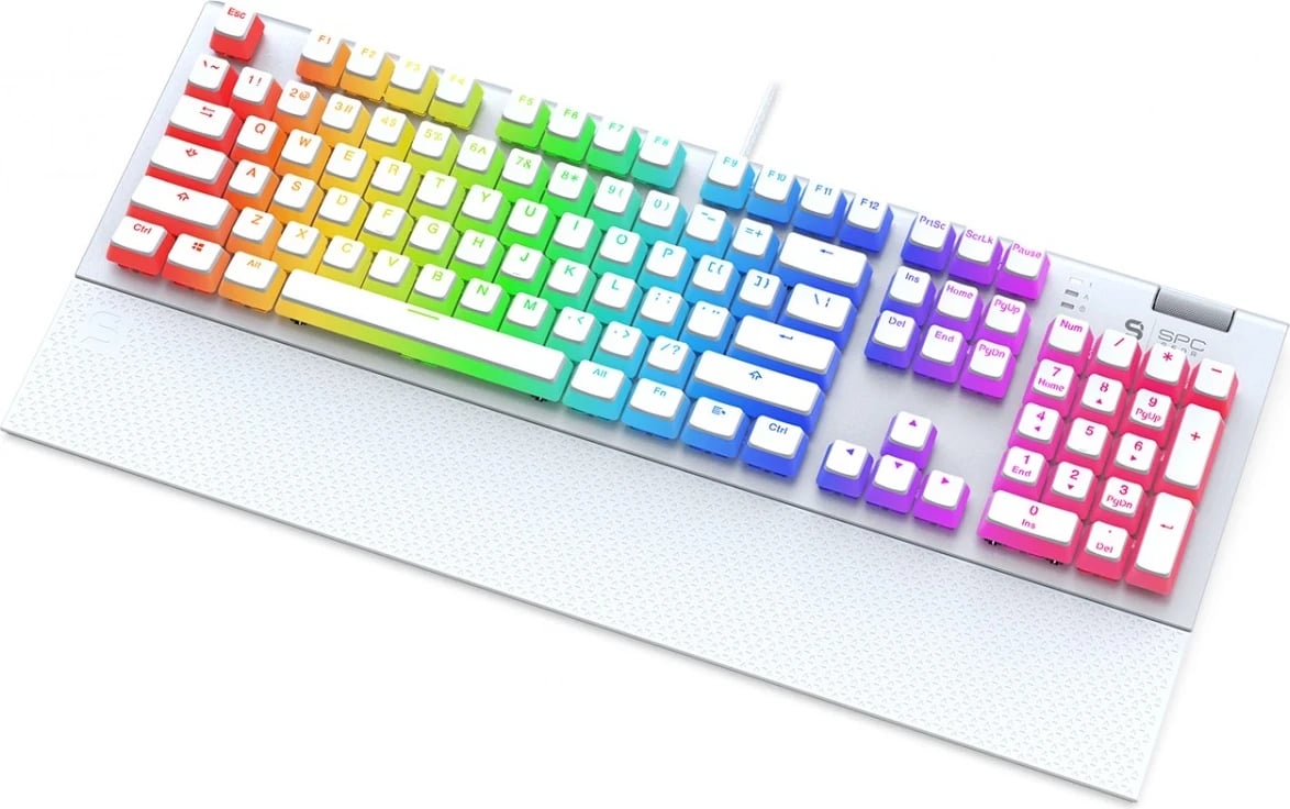 Tastierë mekanike GK650K Omnis Kailh Brown, RGB, e bardhë 