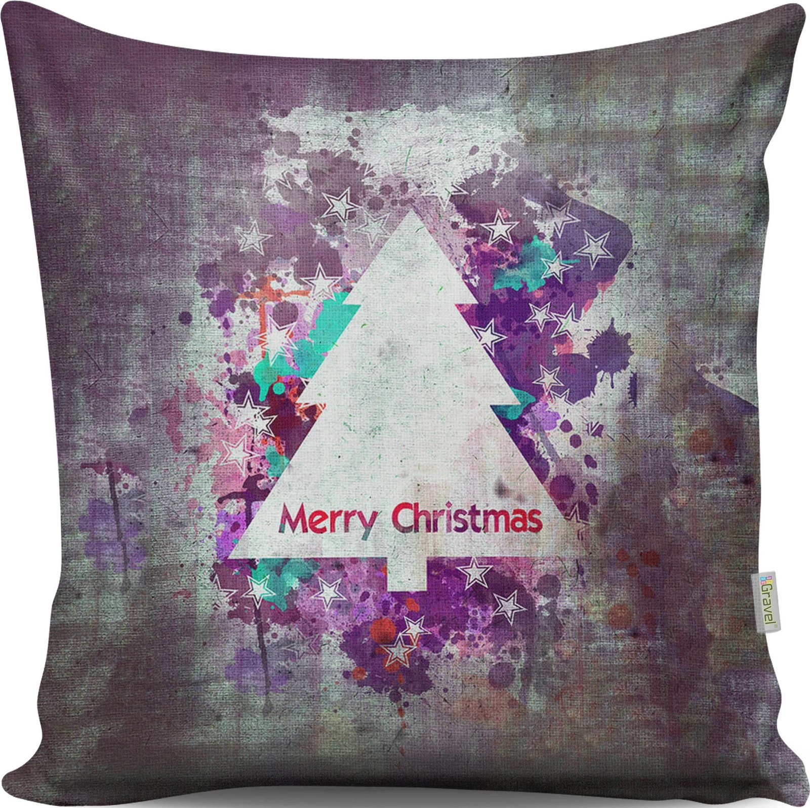 Jastëk dekorativ multingjyrësh, Evila Originals, A13034, 43x43cm