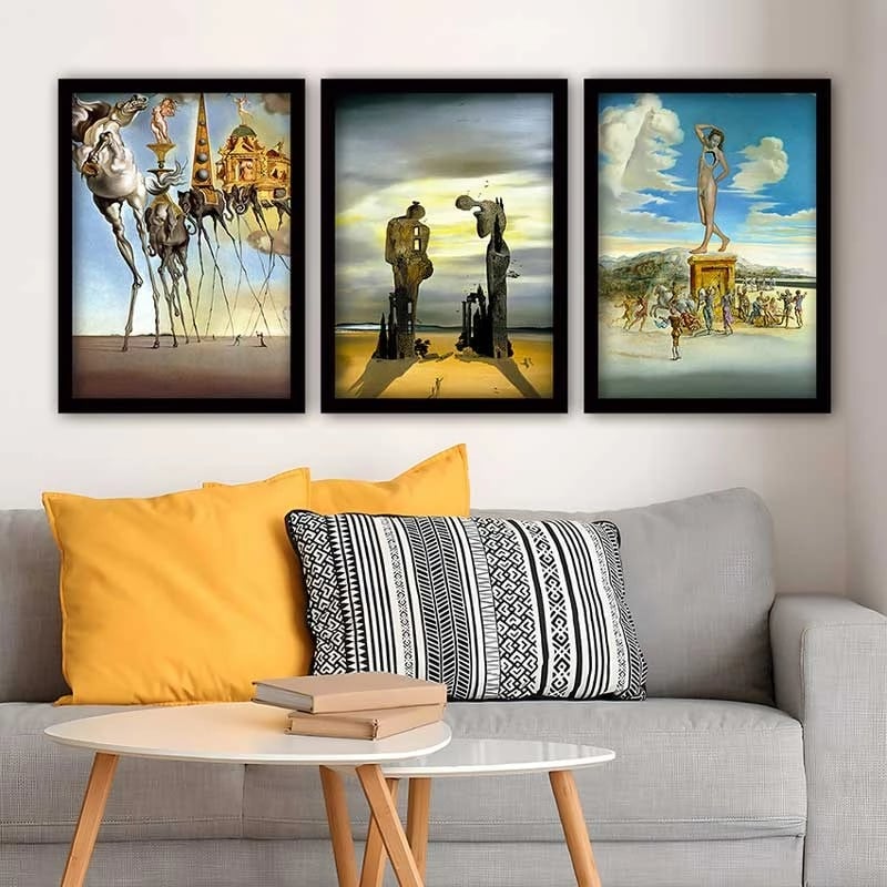 Pikturë dekorative me kornizë (3 pjesë), Wallity, 3SC_UN62323_3545