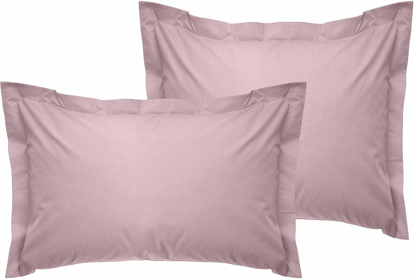 Set këllëfësh jastëku Oxford satin (2 copë), ngjyrë rozë e çelët, L'essentiel