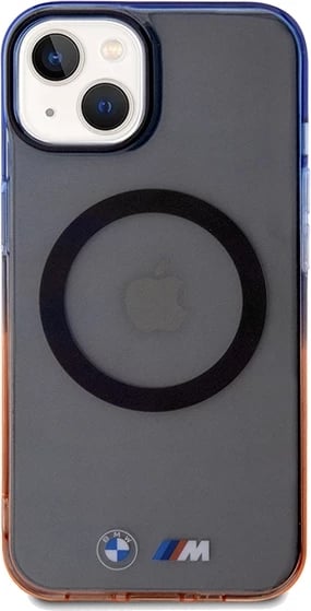 Mbështjellës BMW Gradient Bumper MagSafe për iPhone 15 Plus / 14 Plus, Gri