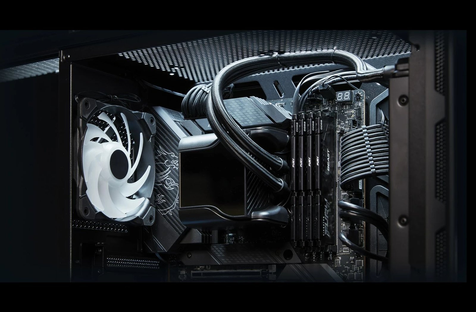  Memorie RAM  Kingston FURY Beast, 5600MT/s DDR5 CL40, 16GB , e zezë