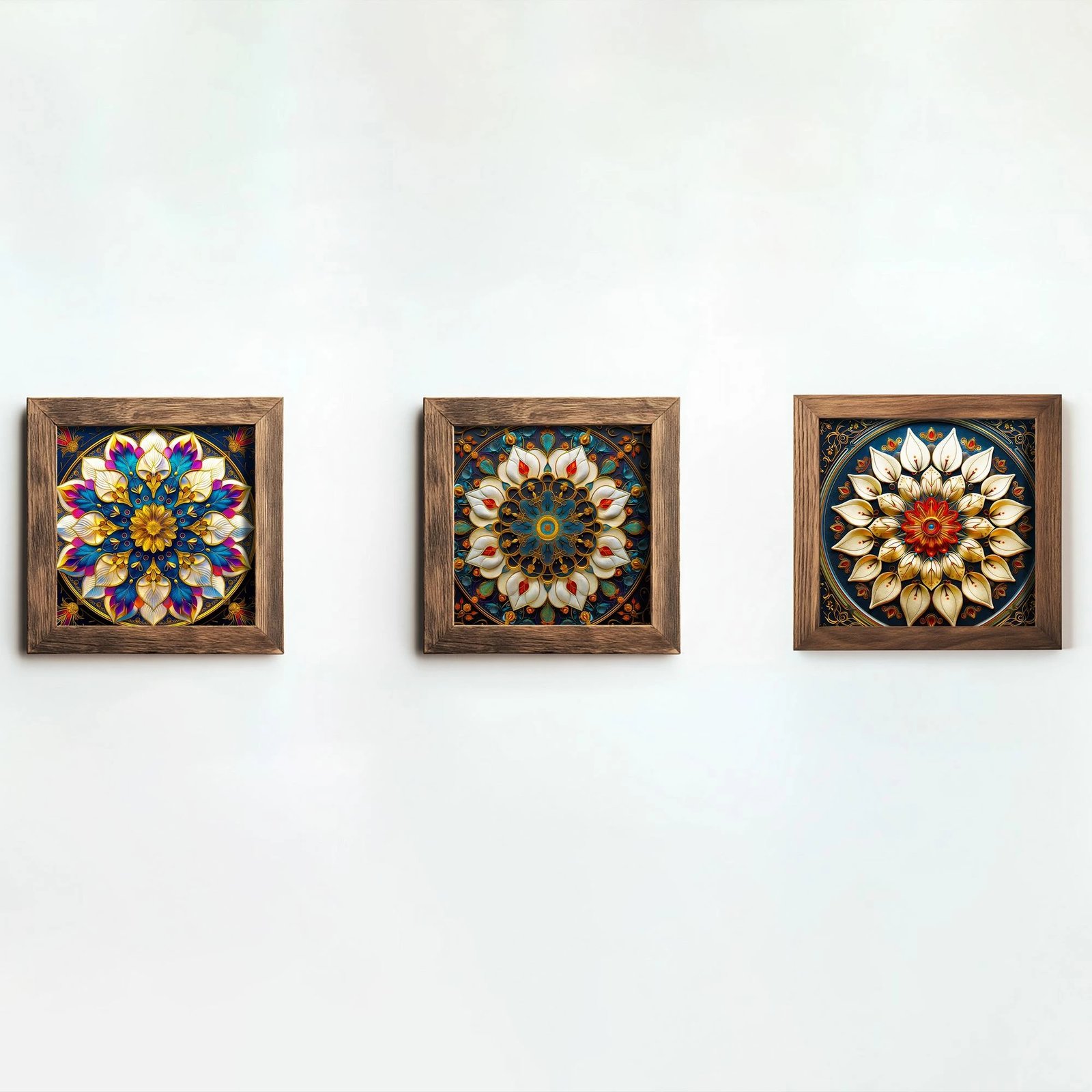 Pikturë dekorative me kornizë MDF (3 copë), Wallity, UKZM067