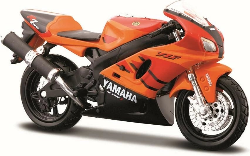 Model motor Maisto Yamaha YZF-R7 1:18, portokalli/zi
