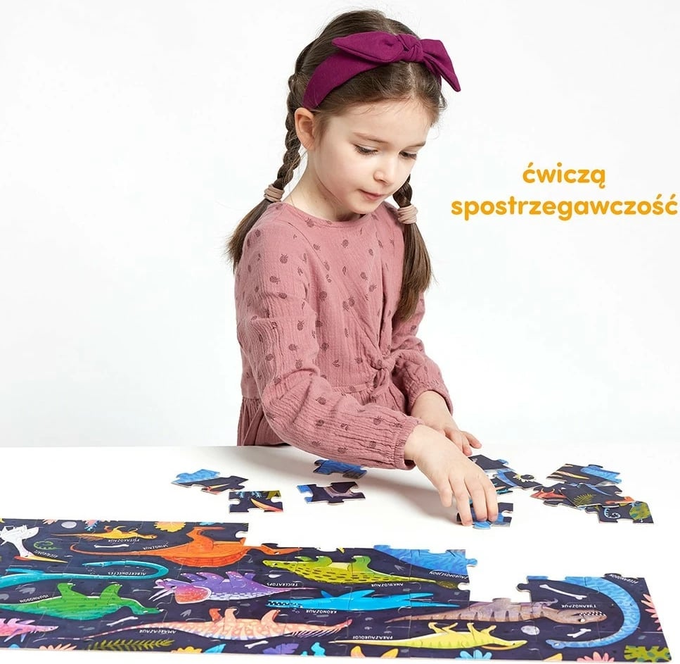 Puzzle për fëmijë CzuCzu Grr Dinosaurs, 60 pjesë, shumëngjyrësh