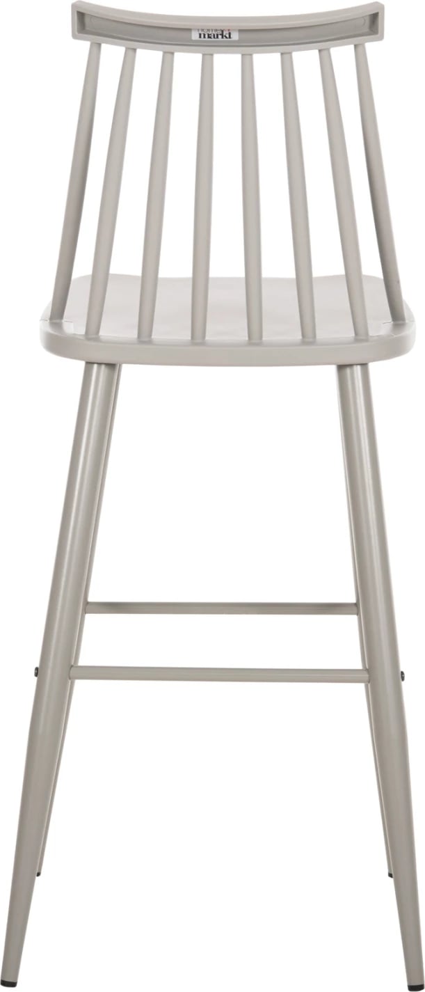 Karrige për bar, vend i lartë, VANESSA FH8459.20, gri PP & këmbë metalike gri, 47x48,5x107H cm., set prej 2 copë