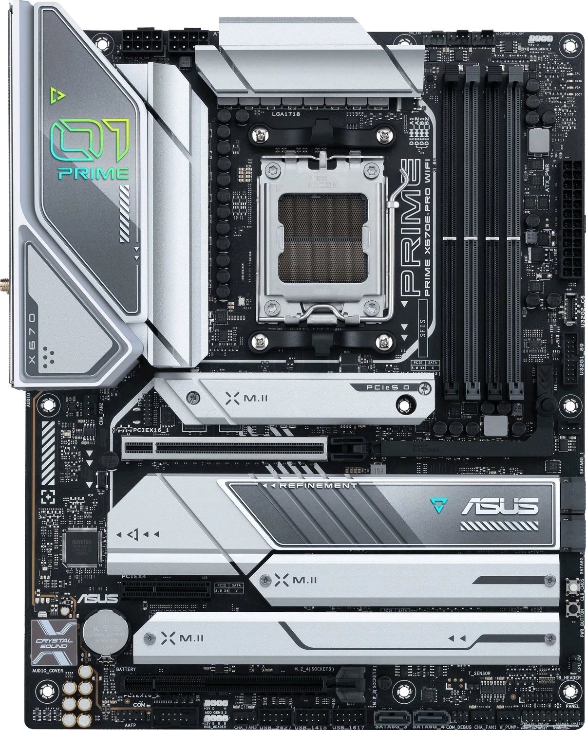Pllakë amë ASUS PRIME X670E-PRO WIFI