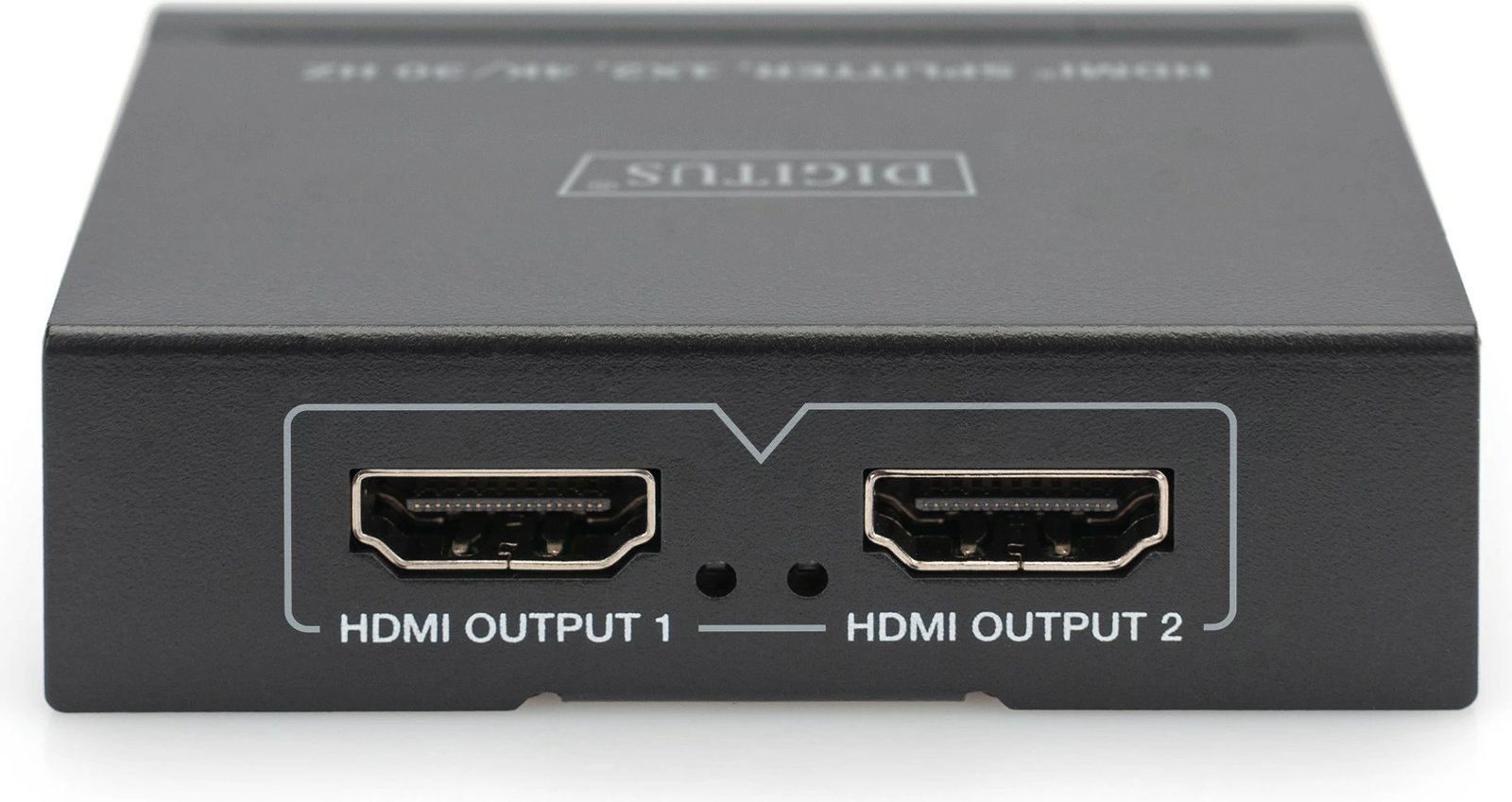 Splitter HDMI Digitus 1x2, 4K/30Hz, 2x HDMI, metalik, zi