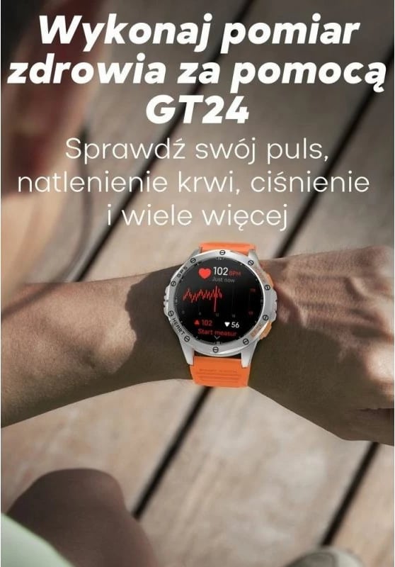 Smartwatch për meshkuj Gravity, e zezë
