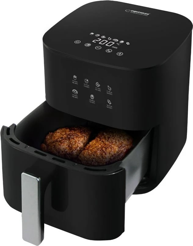 Fërgues me ajër Esperanza EKA002, 3.5L, 1350W, i zi