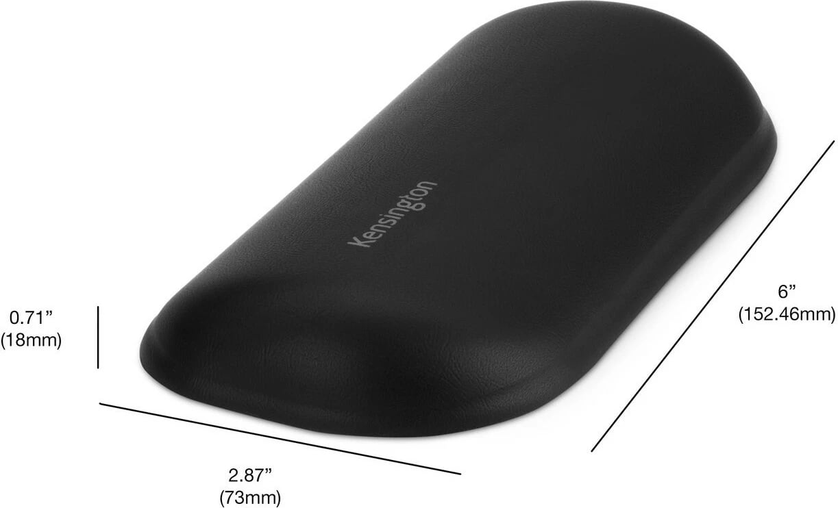 Mbështetëse dore Kensington ErgoSoft për Maus, Gel, TPU, e zezë