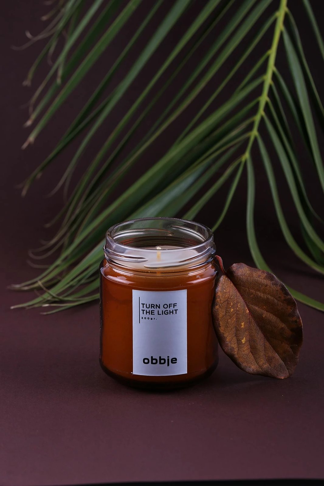 Qiri aromatik, ngjyrë amber, Turn of The Light, Evila Originals