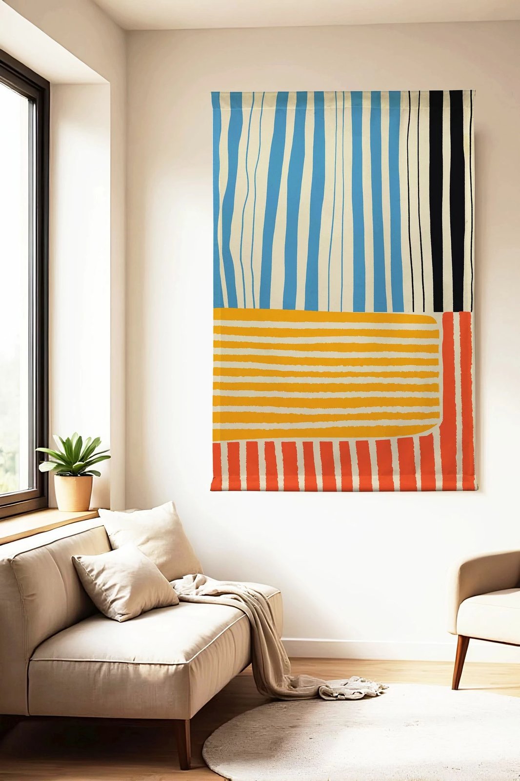 Pikturë dekorative prej poliestëri, Wallity Polybaby 14, shumëngjyrëshe, 100x140cm