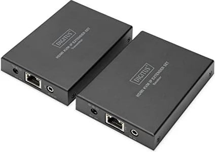 Set HDMI KVM IP Extender Digitus, DS-55507, Metal