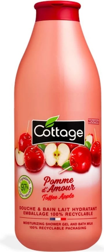 Gel dushi hidratues unisex Cottage Manzana Caramelizada 750ml