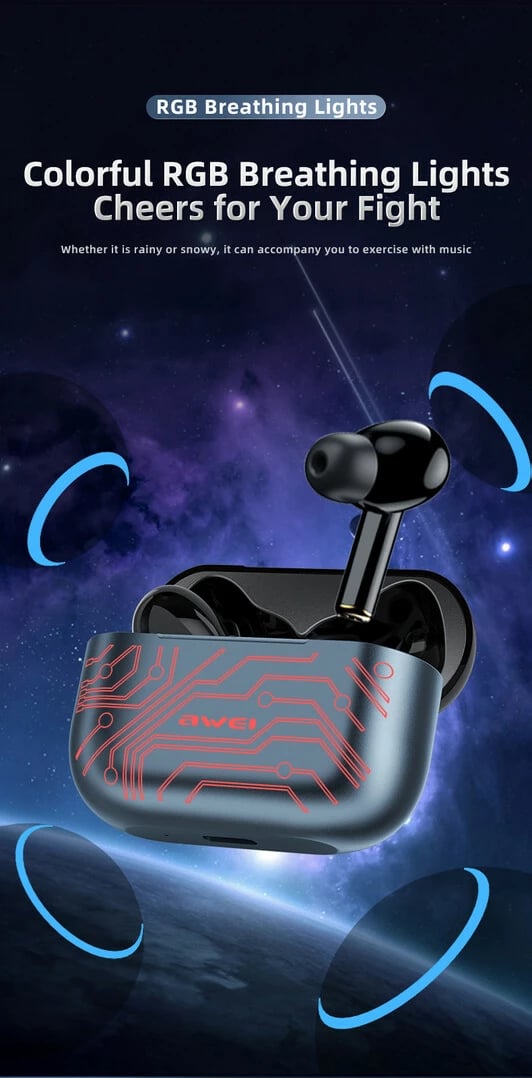 Kufje Me Bluetooth AWEI T29Pro (Portokall)